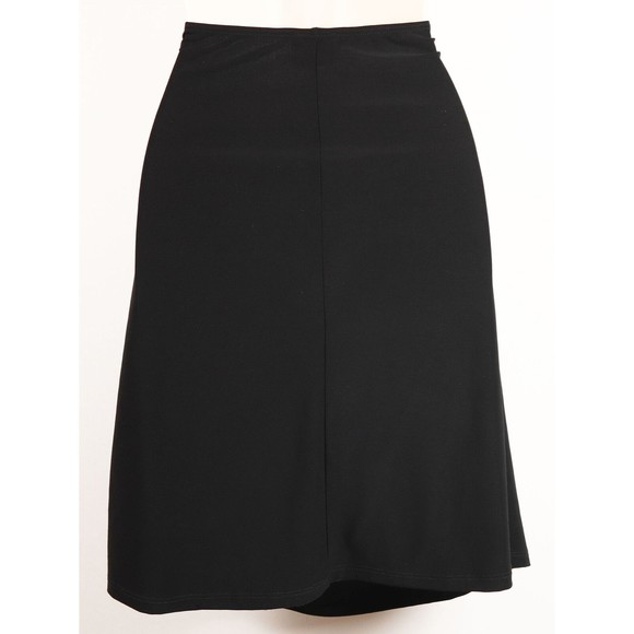 Pretty Good Brand Womens Sequined Skirt M Medium Black Stretch Bling Knee Length - Picture 4 of 7